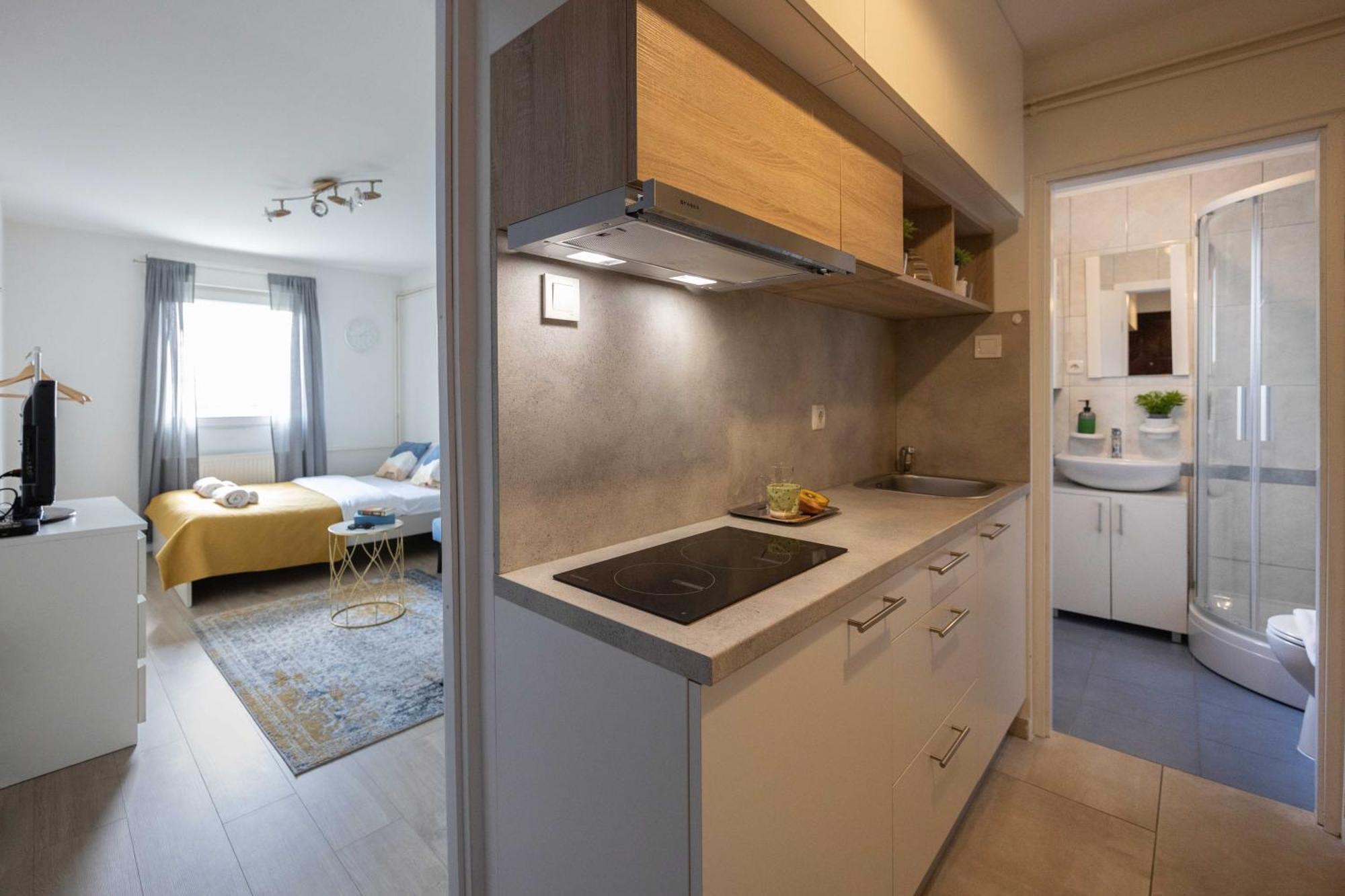 Ferienwohnung Bright And Modern Studio Near City Center Zagreb Exterior foto