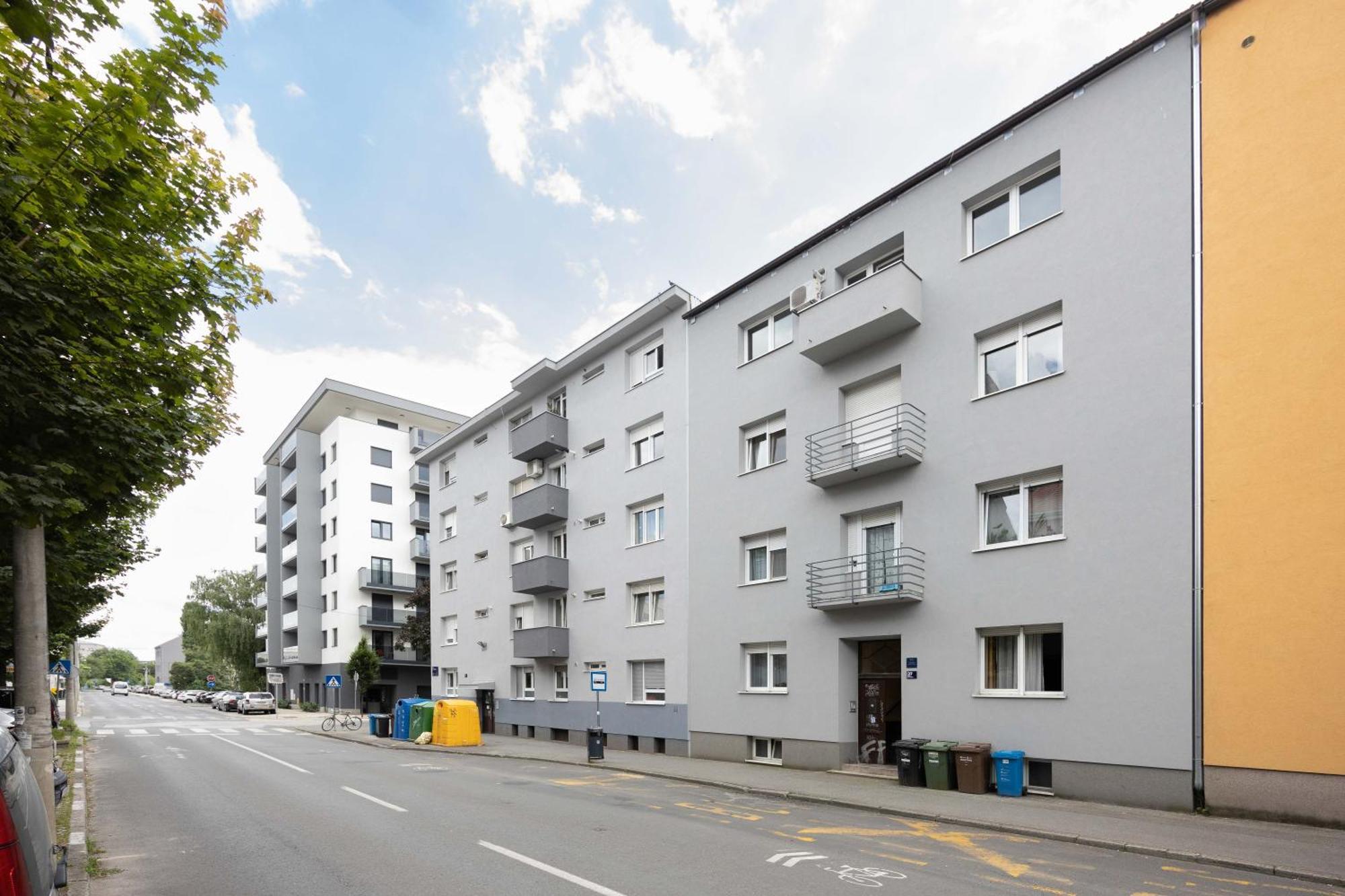 Ferienwohnung Bright And Modern Studio Near City Center Zagreb Exterior foto
